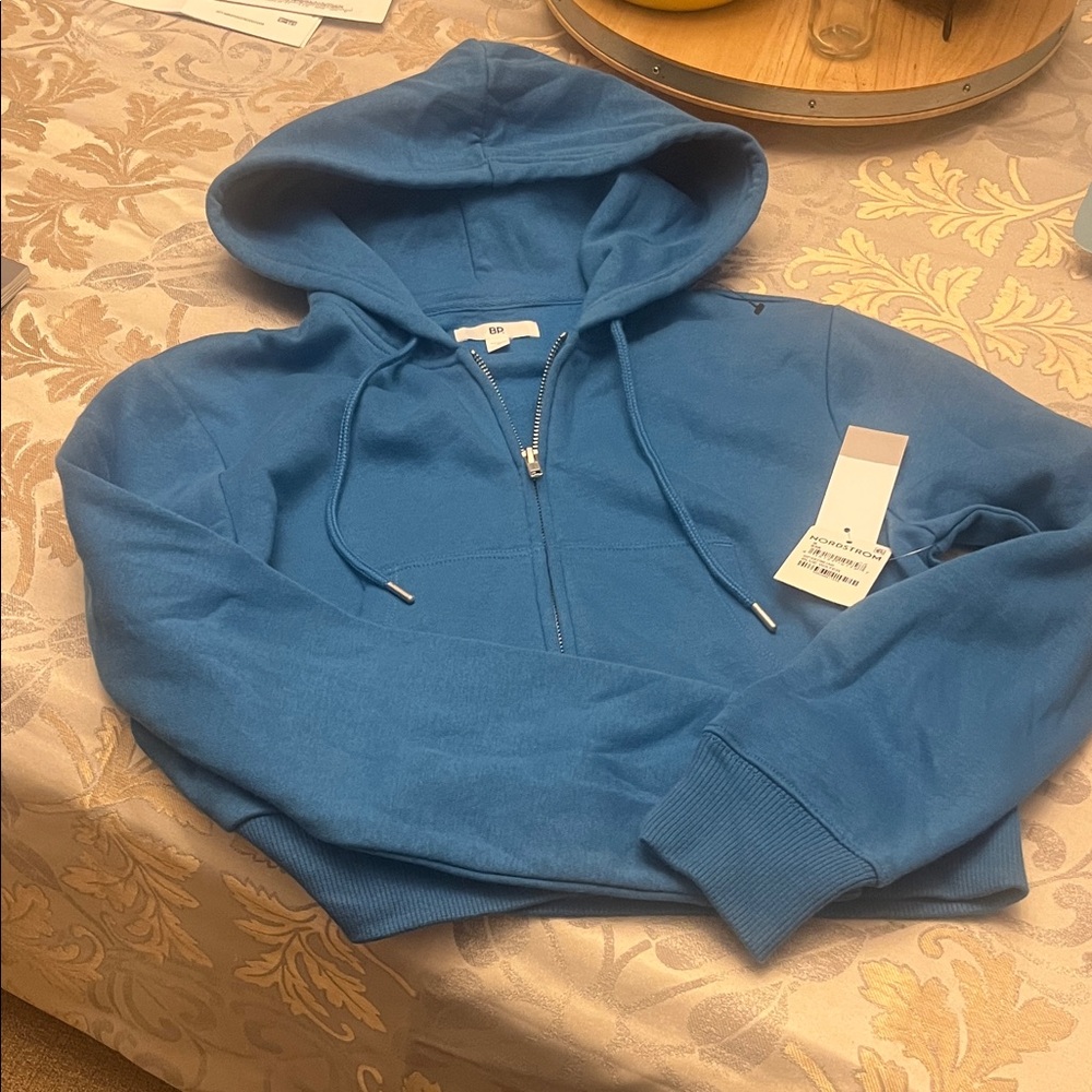 BP Blue Zip-Up Jacket